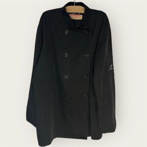 Premium Uniforms Chefs Choice Black Long Sleeve Chef Jacket - Size L/G (1)